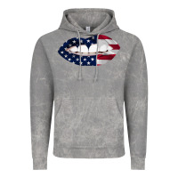 Cloud Rock Lips American Flag Vintage Hoodie - Bettercallsaul