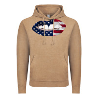 Vintage Coffee Lips American Flag Vintage Hoodie - Bettercallsaul