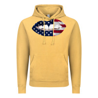 Vintage Mustard Lips American Flag Vintage Hoodie - Bettercallsaul