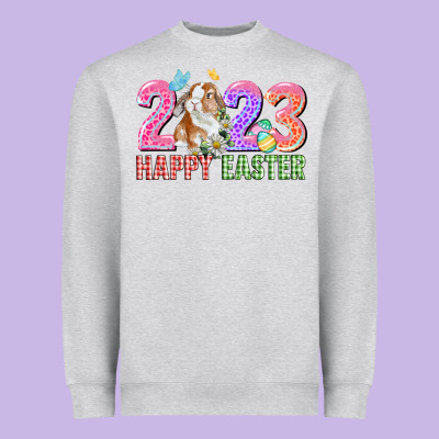 2023 Happy Easter Heavyweight Sweatshirt Designed By Cowgirlartshop