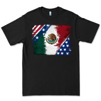 Black Mexican With American Flag Premium Tee - RanaPortraitStore