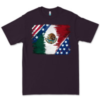 Plum Mexican With American Flag Premium Tee - RanaPortraitStore