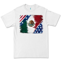 White Mexican With American Flag Premium Tee - RanaPortraitStore