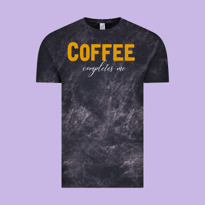 Coffee Completes Me Vintage Tee Designed By Bettercallsaul