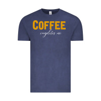 Vintage Denim Coffee Completes Me Vintage Tee - Bettercallsaul