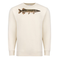 Sandshell Northern Pike Fish Illustrations Premium Sweatshirt - LillyAllenDesigns