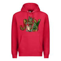 Cardinal joy christmas with cross bbs Premium Hoodie - BundleAndBundleShop