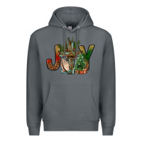 Rock joy christmas with cross bbs Premium Hoodie - BundleAndBundleShop