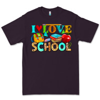 Plum i love school Premium Tee - NancyCooperArtShop