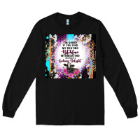 Black i'm sorry if you find my resting bitchface intimid Long Sleeve Tee - TumblerDesignByShophia
