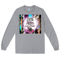 Heather Grey i'm sorry if you find my resting bitchface intimid Long Sleeve Tee - TumblerDesignByShophia