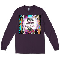 Plum i'm sorry if you find my resting bitchface intimid Long Sleeve Tee - TumblerDesignByShophia