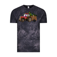 Cloud Black christmas farm Vintage Tee - RanaPortraitStore