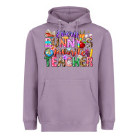 Lavender Every Bunny Favorite Teacher Easter Heavyweight Hoodie - CowhideDigitalArt
