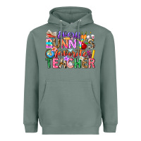 Sage Every Bunny Favorite Teacher Easter Heavyweight Hoodie - CowhideDigitalArt