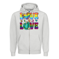Dove Grey Western Love LGBTQ Tumbler Zipper Hoodie - BundleAndBundleShop