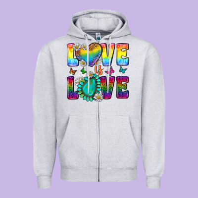 Western Love Lgbtq Tumbler Zipper Hoodie Designed By Bundleandbundleshop