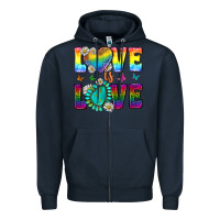 Navy Western Love LGBTQ Tumbler Zipper Hoodie - BundleAndBundleShop
