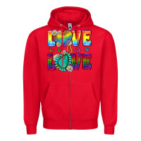 Red Western Love LGBTQ Tumbler Zipper Hoodie - BundleAndBundleShop
