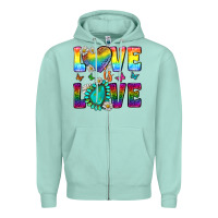 Seafoam Western Love LGBTQ Tumbler Zipper Hoodie - BundleAndBundleShop