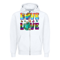 White Western Love LGBTQ Tumbler Zipper Hoodie - BundleAndBundleShop