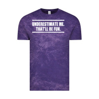 Cloud Purple Underestimate Me That ll be Fun Vintage Tee - Bettercallsaul