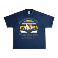 Navy Christian No Shadow You Wont Light Up No Mountain Urban Heavy Tee - Bettercallsaul