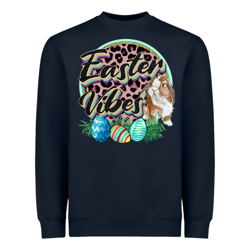 Easter Vibes Easter Day Heavyweight Sweatshirt by CowGirlArtShop | Teevron