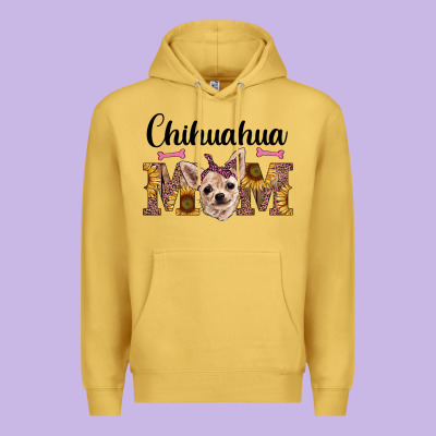 Western Chihuahua Mom Premium Hoodie Designed By Ranaportraitstore