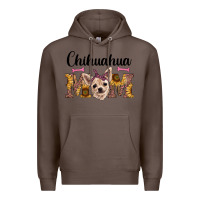 Coffee western chihuahua mom Premium Hoodie - RanaPortraitStore