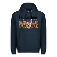 Navy western chihuahua mom Premium Hoodie - RanaPortraitStore