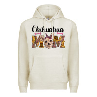 Oatmeal Heather western chihuahua mom Premium Hoodie - RanaPortraitStore