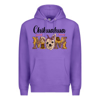 Purple western chihuahua mom Premium Hoodie - RanaPortraitStore