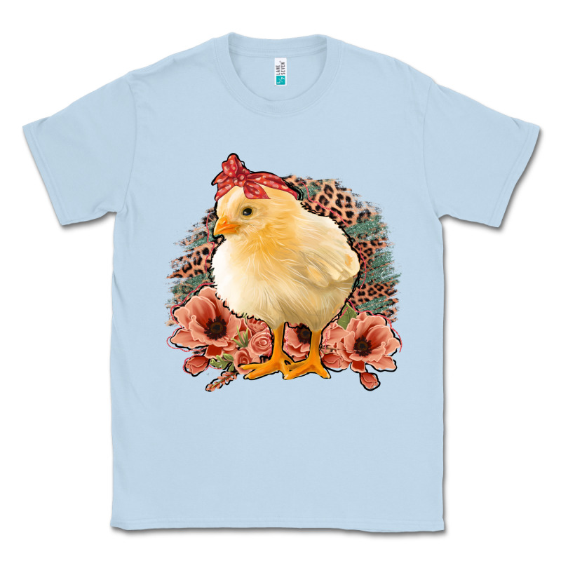 Chick With Flowers Leopard Background Classic Tee by Bettercallsaul | Teevron