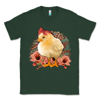 Sports Green Chick with Flowers Leopard Background Classic Tee - Bettercallsaul