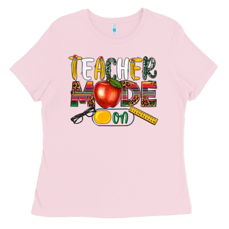 Teacher Mode On Ladies Tee by NancyCooperArtShop | Teevron