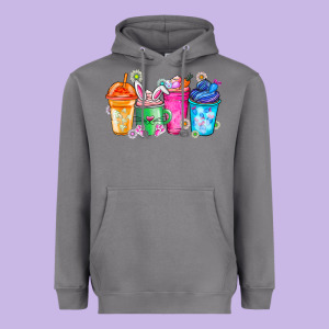 Easter Coffee Heavyweight Hoodie Designed By Cowhidedigitalart
