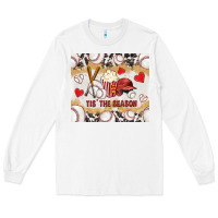 White tis' the season with cowhide tumbler tbs Long Sleeve Tee - TumblerDesignByShophia