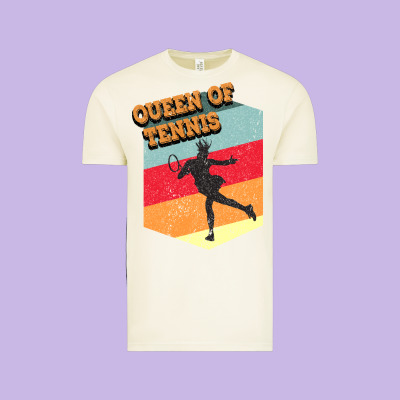 Queen Of Tennis Vintage Tee Designed By Bettercallsaul
