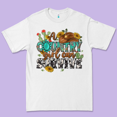 A Country Girl Can Survive Premium Tee Designed By Maliassmallbusiness