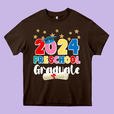 2024 Preschool Graduate Heavy Core Tee Designed By Jahusdesignshop