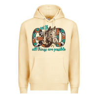 Pina Colada with god all things are possible with horse bbs Premium Hoodie - BundleAndBundleShop