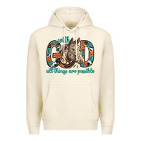 Tofu with god all things are possible with horse bbs Premium Hoodie - BundleAndBundleShop