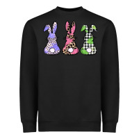 Black Easter bunnies Heavyweight Sweatshirt - CowGirlArtShop