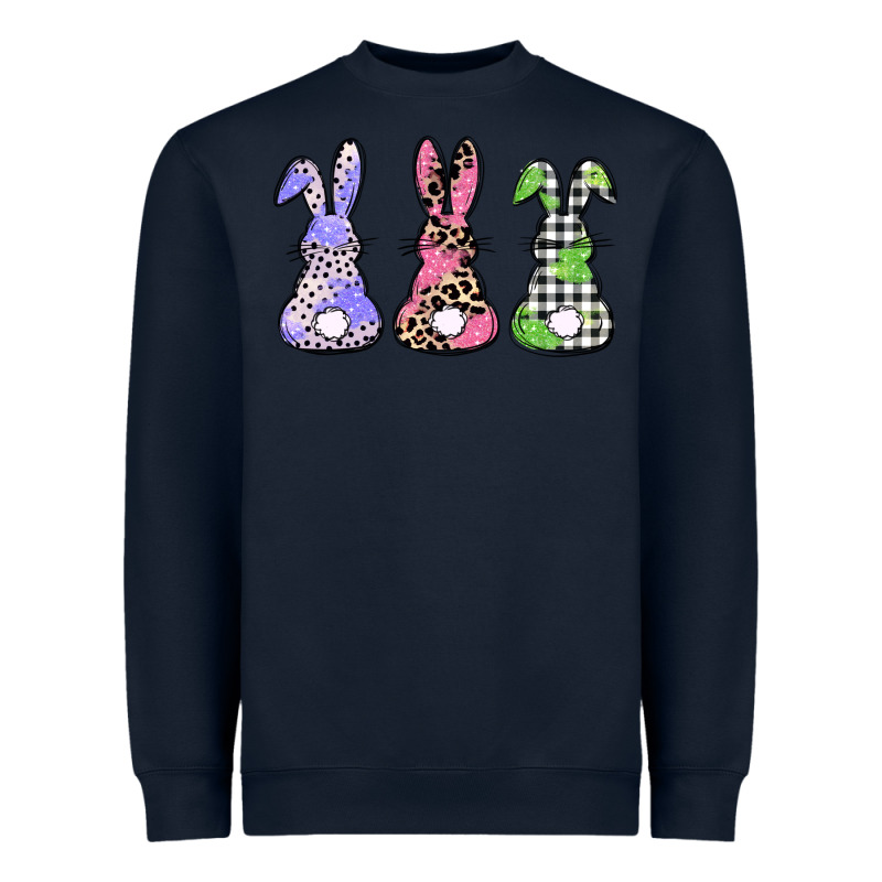 Easter Bunnies Heavyweight Sweatshirt by CowGirlArtShop | Teevron