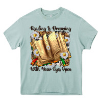 Arona reading is dreaming with your eyes open Heavy Core Tee - NancyCooperArtShop