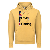 Vintage Mustard I love fishing Vintage Hoodie - Bettercallsaul