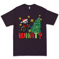 Plum christmas  cat  what Premium Tee - MaliasSmallBusiness