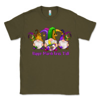 Army Green happy mardi gras y'all gnomes Classic Tee - RanaPortraitStore