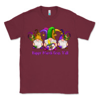 Burgundy happy mardi gras y'all gnomes Classic Tee - RanaPortraitStore